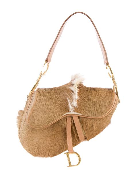 dior pony hair saddle bag|Limited Edition Christian Dior Pony Hair Saddle Bag.